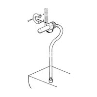 Steigrohr wechselbar inkl. 120 cm Schlauch